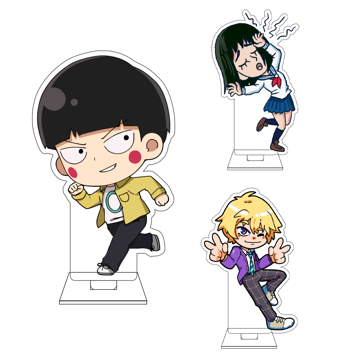 Cute Anime Merchandise - 10CM Anime Mobu Saiko Hyaku Cosplay