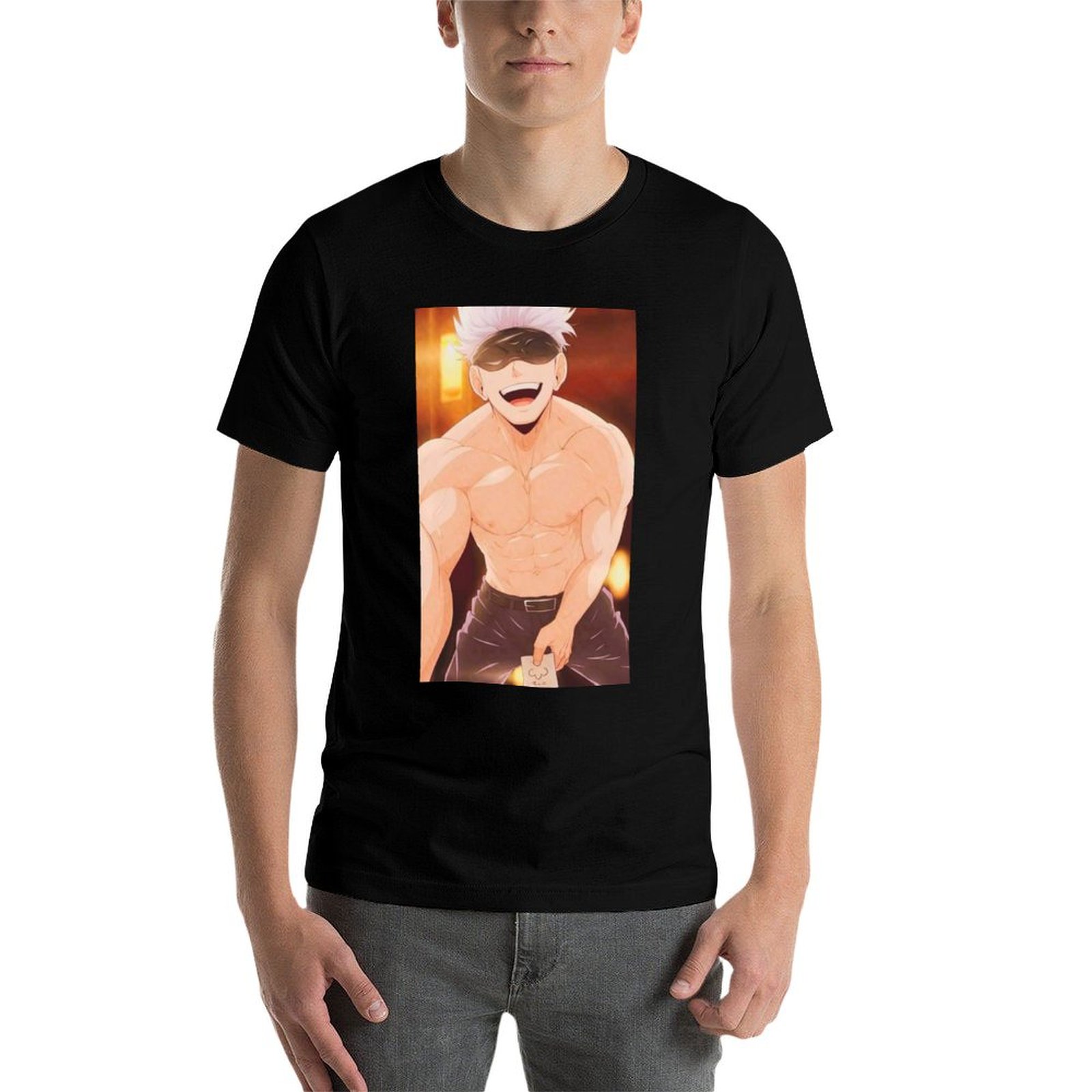 Gojo Satoru Merchandise T-Shir - Anime Merchandise Shirt ulasan dan harga
