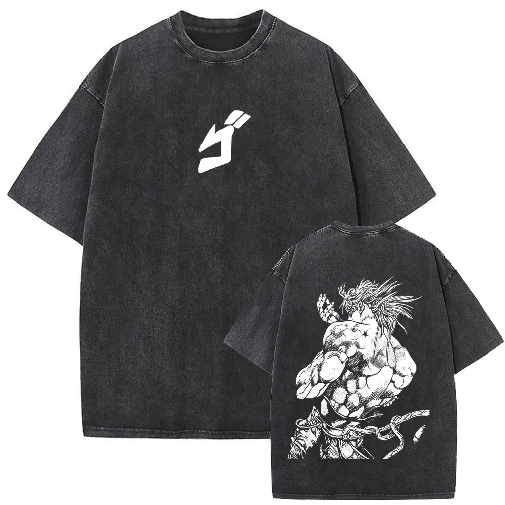 Washed Vintage Anime Jojo Biza - Jojo Anime Merchandise ulasan dan harga