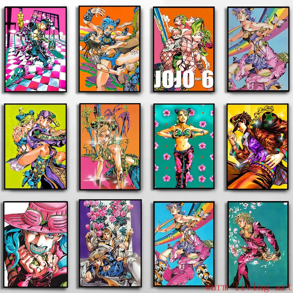 Classic Anime Poster JoJo's Bi - Jojo Anime Merchandise ulasan dan harga