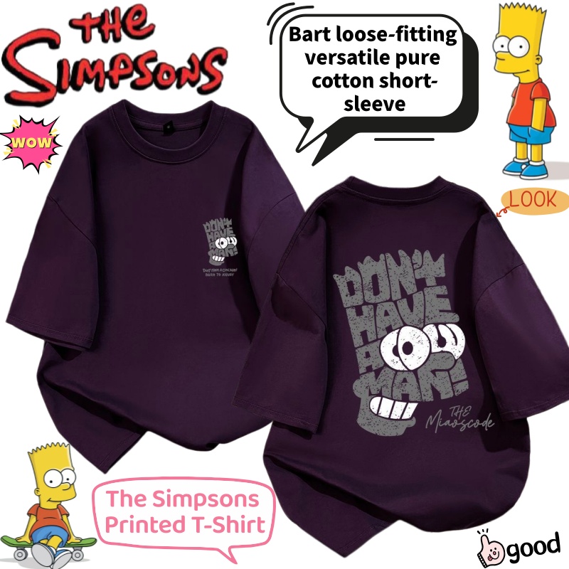 The Simpsons Bart Cartoon Summ - Anime Merchandise Shirt ulasan dan harga