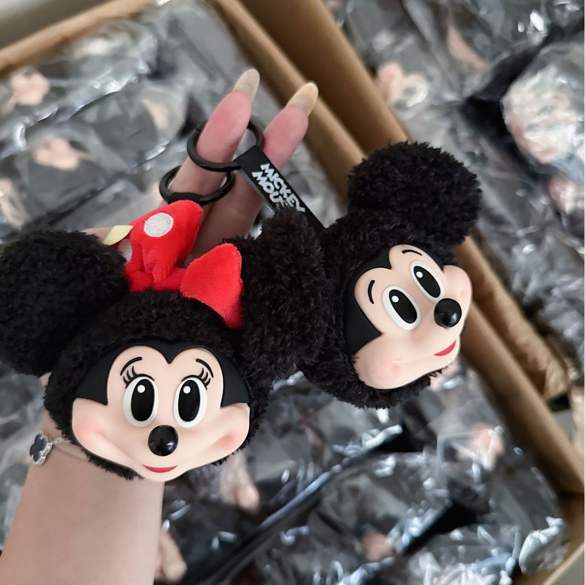 Mickey Minnie Plush Doll Keych - Cute Anime Merchandise ulasan dan harga