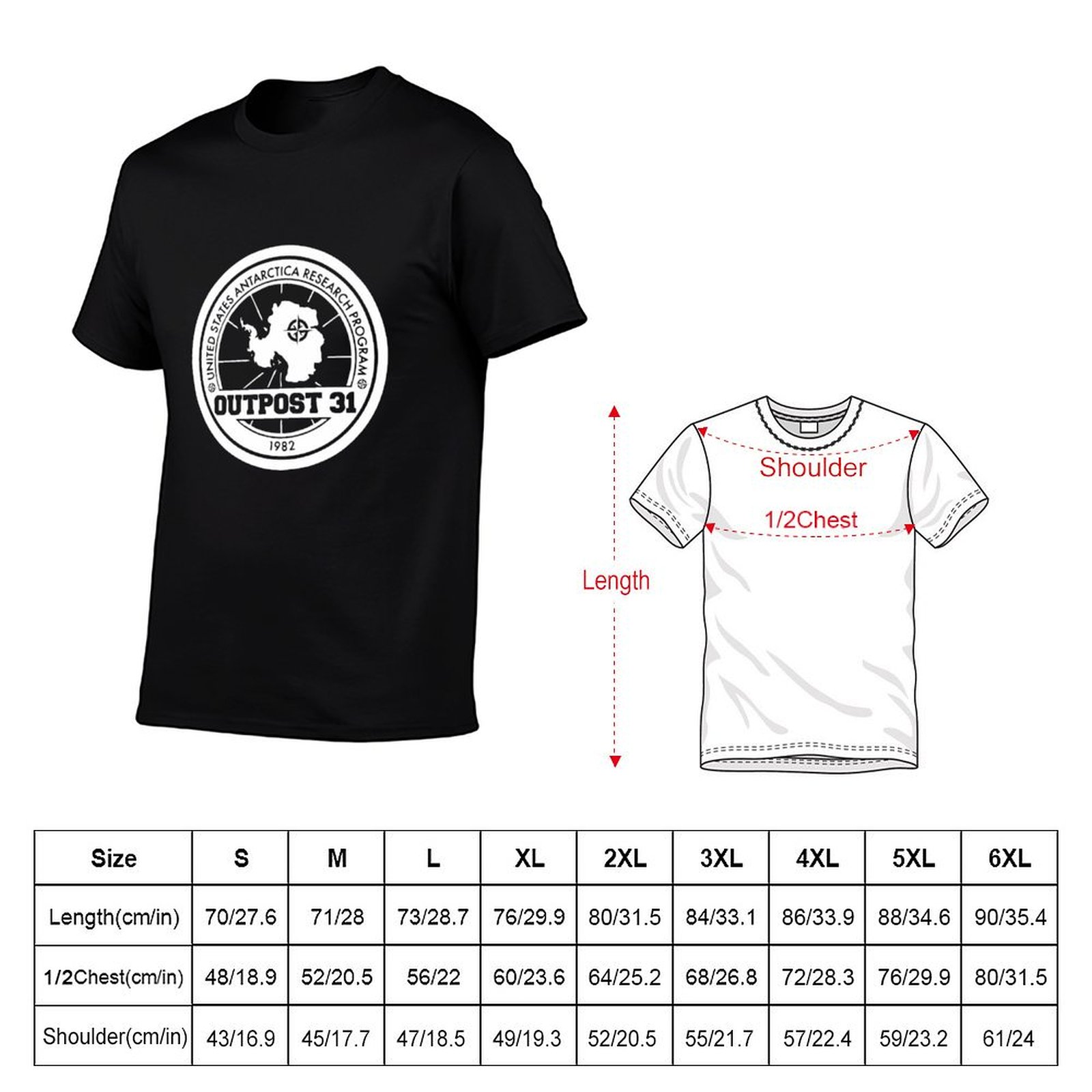 Outpost 31 Logo MERCHANDISE T- - Anime Merchandise Shirt ulasan dan harga